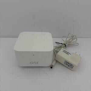 NETGEAR Orbi Satellite RBS10 WiFi System Mesh Extender Network White AC Adapter
